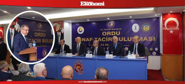 Şahin;’’Ordu ticari üs haline gelecek’’