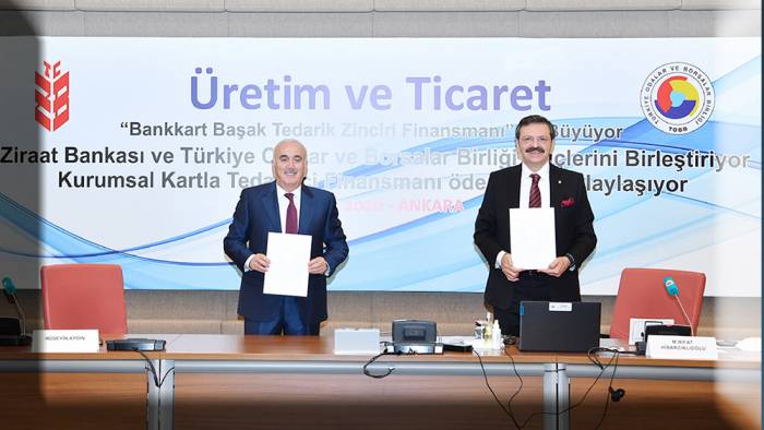 Güvenli tedarik finansmanı için TOBB ve Ziraat’ten işbirliği