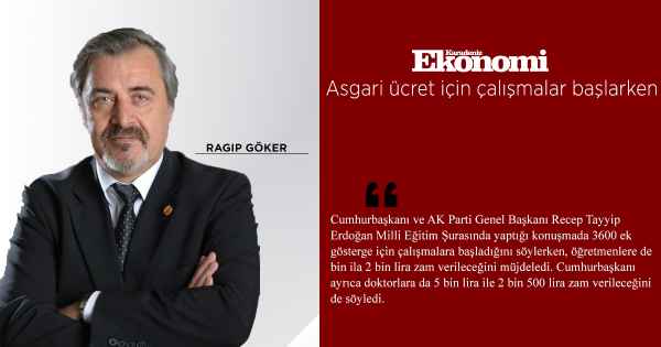 Asgari ücret için çalışmalar başlarken