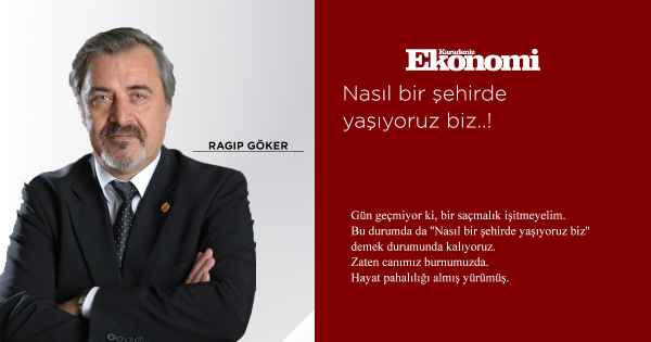 Nasıl bir şehirde yaşıyoruz biz..!