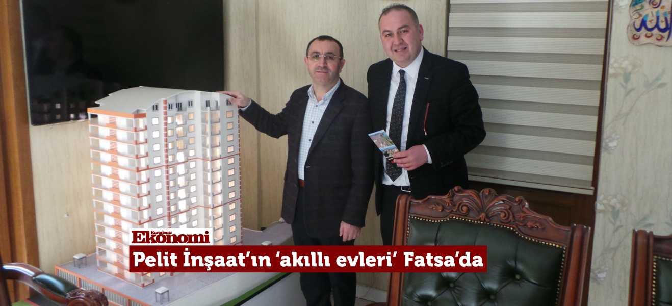 Pelit İnşaatın akıllı evleri Fatsada