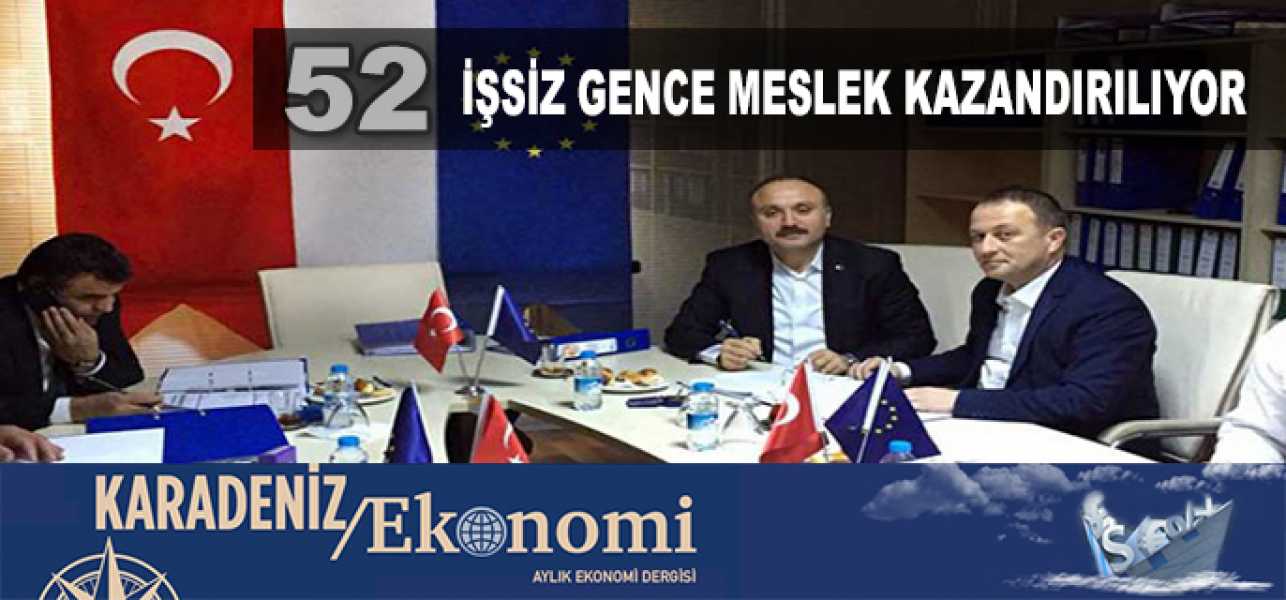 52 İşsiz Gence Meslek Kazandırılıyor