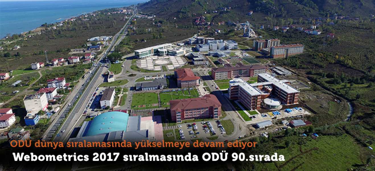 ODÜ dünya sıralamasında yükselmeye devam ediyor