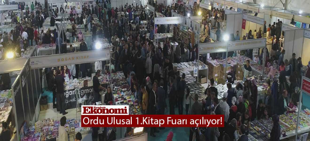 Ordu Ulusal 1.Kitap Fuarı açılıyor!